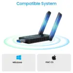 AC1300 USB 3.0 Dual Band WiFi Adapter with Dual 5dBi Antennas - Image 5