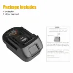 Battery Adapter for DeWalt 20V or Milwaukee M18 to Makita 18V Tools - Image 4