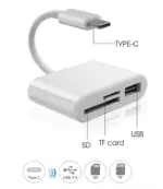 USB-C 3-in-1 Hub with USB 3.0 SD and MicroSD Card Reader - Image 5