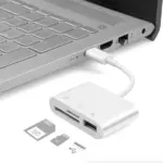 USB-C 3-in-1 Hub with USB 3.0 SD and MicroSD Card Reader - Image 9