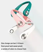 Portable USB C Rechargeable Bladeless Neck Fan with 2000mAh Battery - Image 7