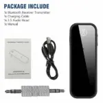 Bluetooth 5.0 2 in 1 Transmitter Receiver Audio Adapter with 3.5mm AUX - Image 2