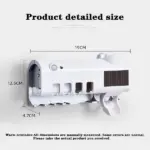 UV Toothbrush Holder with Automatic Toothpaste Dispenser - Image 6