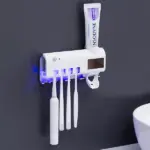 UV Toothbrush Holder with Automatic Toothpaste Dispenser - Image 7