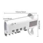 UV Toothbrush Holder with Automatic Toothpaste Dispenser - Image 9
