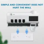 UV Toothbrush Holder with Automatic Toothpaste Dispenser - Image 10