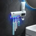 UV Toothbrush Holder with Automatic Toothpaste Dispenser - Image 16