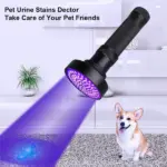 100 LED 395nm UV Blacklight Flashlight for Inspection - Image 10