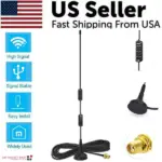 Dual Band VHF UHF Magnetic Mount Antenna for Baofeng UV-5R UV-82 Radios