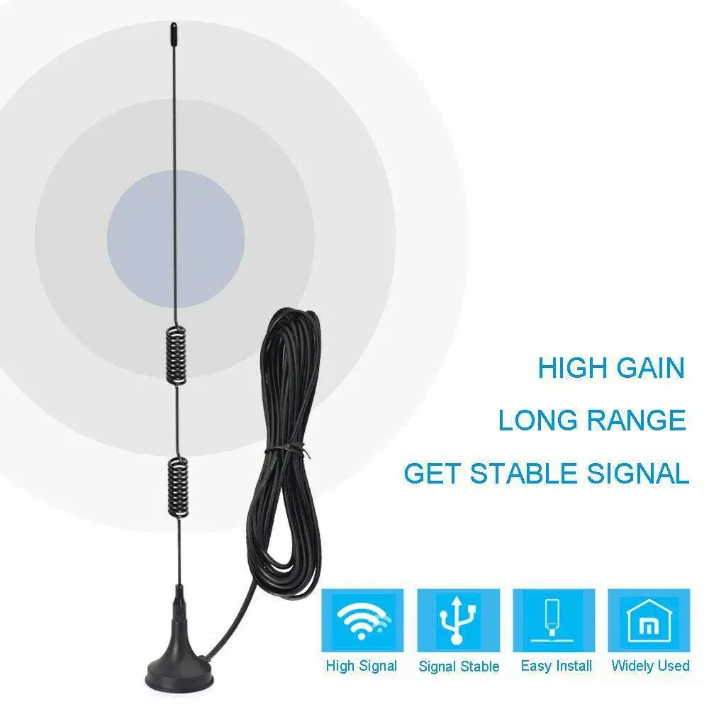 Dual Band VHF UHF Magnetic Mount Antenna for Baofeng UV-5R UV-82 Radios