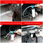 Automotive Brake Fluid Extractor and Vacuum Bleeder Pump Kit - Image 4