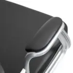 Vanity Tufted Backrest Adjustable Swivel Task Office Chair Rolling Wheels Black - Image 9