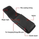 Vertical Nylon Cell Phone Holster with Belt Clip for 5.5-6.5 Inch Phones - Image 9