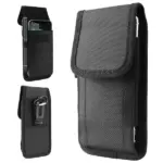 Vertical Nylon Cell Phone Holster with Belt Clip for 5.5-6.5 Inch Phones - Image 11