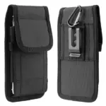 Vertical Nylon Cell Phone Holster with Belt Clip for 5.5-6.5 Inch Phones - Image 2