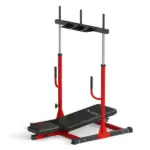 Soozier Vertical Leg Press Machine with Adjustable Leg, Back and Head Positions, Olympic Plate Compatible, Red - Image 11