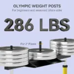 Vertical Leg Press Machine with Adjustable Leg, Back and Head Positions, Olympic Plate Compatible, Yellow - Image 5