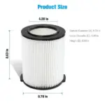 VF4000 Washable Pleated Filter Compatible with RIDGID Wet Dry Vacuums - Image 14