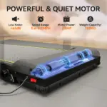 Soozier Foldable Walking Pad Treadmill 0.6-6.2 MPH with Incline LED Display and Remote Control - Image 6
