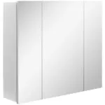 Kleankin Wall Mounted Mirror Cabinet, Bathroom Medicine Cabinet with Mirror, 3 Doors and Adjustable Shelves, White - Image 12