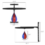 Wall Mounted Speed Bag Platform, Height Adjustable Punching Bag Training Kit - Image 3