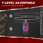 Wall Mounted Speed Bag Platform, Height Adjustable Punching Bag Training Kit - Image 4