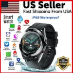 IP68 Bluetooth Smartwatch with Heart Rate Activity Sleep Tracking and Calling