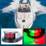 12V Red Green LED Bow Navigation Light for Boats and Pontoons, IP67 - Image 4