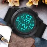 Waterproof Digital Sports Watch with LED Backlight for Men - Image 17
