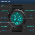 Waterproof Digital Sports Watch with LED Backlight for Men - Image 18
