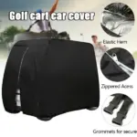 Waterproof 4 Passenger Golf Cart Cover for EZGO Club Car and Yamaha - Image 15