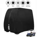 Waterproof 4 Passenger Golf Cart Cover for EZGO Club Car and Yamaha - Image 16