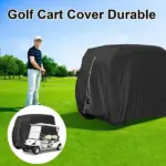 Waterproof 4 Passenger Golf Cart Cover for EZGO Club Car and Yamaha - Image 17