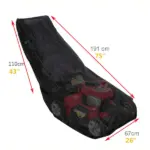 Waterproof Heavy Duty Lawn Mower Cover with UV Protection Universal Fit - Image 2
