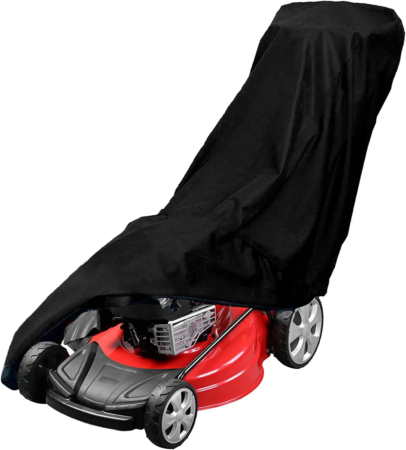 Waterproof Heavy Duty Lawn Mower Cover with UV Protection Universal Fit