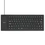 Foldable Silicone USB Keyboard Waterproof Dustproof Full Size - Image 7