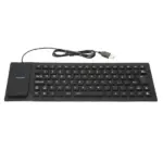 Foldable Silicone USB Keyboard Waterproof Dustproof Full Size - Image 8