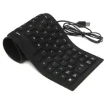 Foldable Silicone USB Keyboard Waterproof Dustproof Full Size - Image 17