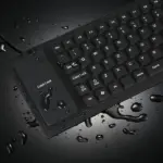 Foldable Silicone USB Keyboard Waterproof Dustproof Full Size - Image 2