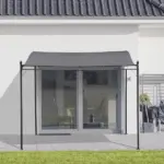 Outsunny Weatherproof Backyard Oasis: 10x10 Gray Gazebo Canopy Shelter with Patio Flair - Image 2