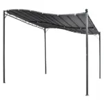 Outsunny Weatherproof Backyard Oasis: 10x10 Gray Gazebo Canopy Shelter with Patio Flair - Image 11