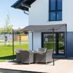 Outsunny Weatherproof Backyard Oasis: 10x10 Gray Gazebo Canopy Shelter with Patio Flair - Image 10