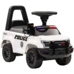 Kids Police Ride-On Push Car with Hidden Storage White Ages 18-60 Months