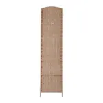 HOMCOM Wicker Room Divider 6' 3-Panel Freestanding Privacy Screen Folding Natural - Image 9