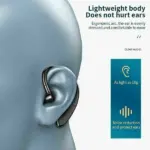 Bluetooth 5.0 Single Ear Headset with Microphone for Driving and Calls - Image 5