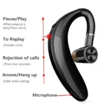 Bluetooth 5.0 Single Ear Headset with Microphone for Driving and Calls - Image 16