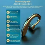 Bluetooth 5.0 Single Ear Headset with Microphone for Driving and Calls - Image 18