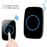Wireless Plug-In Doorbell Kit with 1000ft Range, 38 Chimes and 5 Volume Levels - Image 9