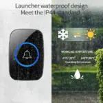 Wireless Plug-In Doorbell Kit with 1000ft Range, 38 Chimes and 5 Volume Levels - Image 11