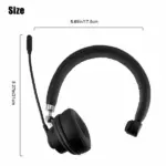 Bluetooth 5.0 Trucker Headset with Boom Mic Mute and Noise Reduction - Image 12